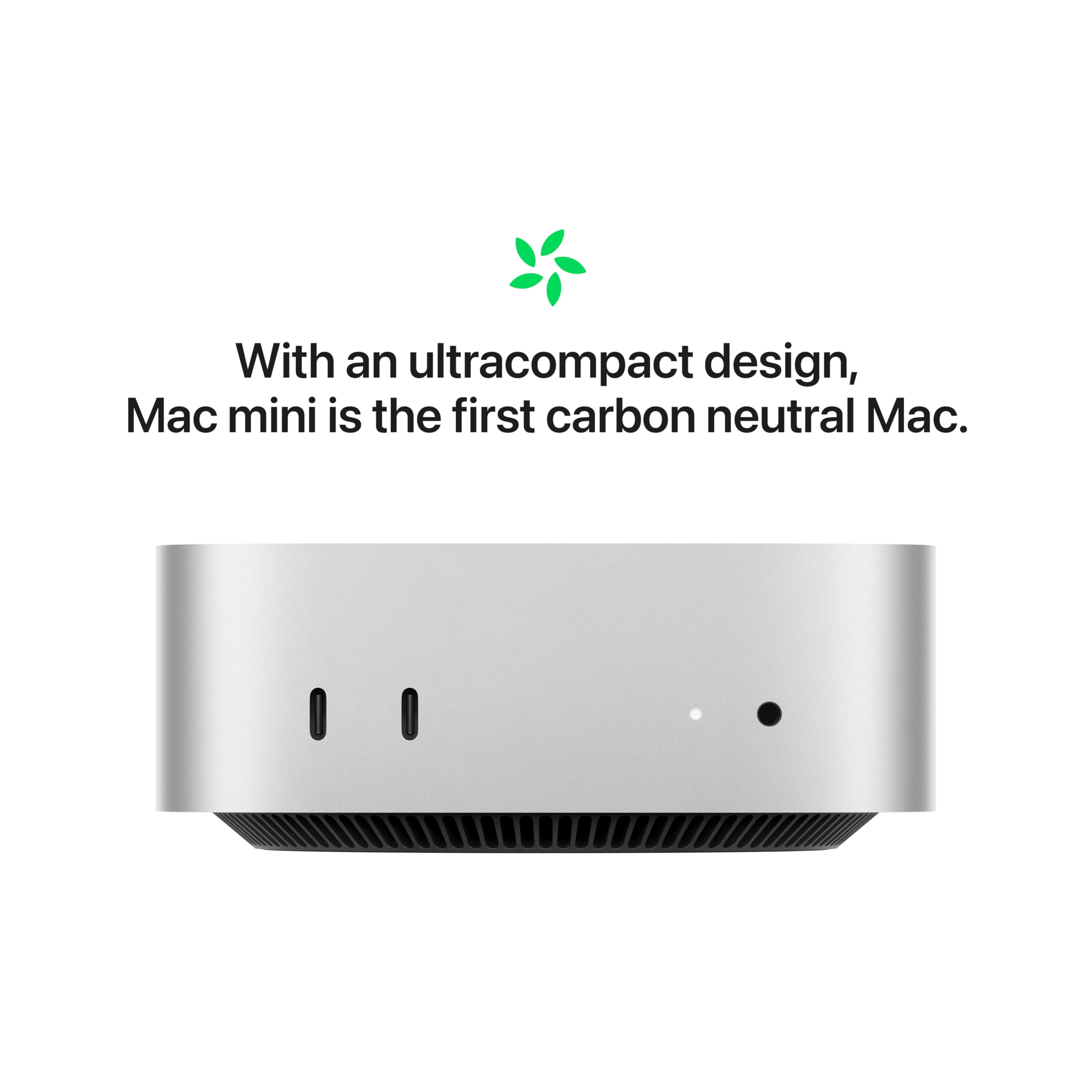 Apple 2024 Mac mini Desktop Computer with M4 chip with 10‑core CPU and 10‑core GPU: Built for Apple Intelligence, 16GB Unified Memory, 256GB SSD Storage, Gigabit Ethernet. Works with iPhone/iPad