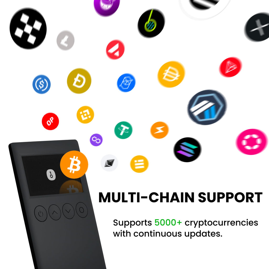 OneKey Classic 1S Pure | Battery-Free Crypto Cold Wallet for Ultimate Long-Term Storage| Open-Source | EAL6+ Secure Element