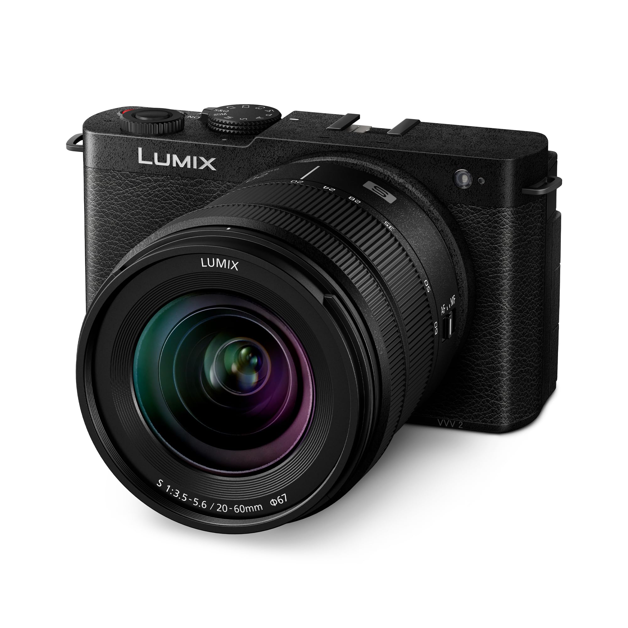 LUMIX S9 Full Frame Camera with 20-60mm F3.5-5.6 L Mount Lens, Compact Mirrorless Camera for Content Creators with Real Time LUT, Open Gate and Easy Sharing of Photos & Video – DC-S9KK (Black)